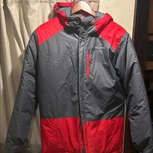 Columbia Men's Performance Jacket in Red and Gray